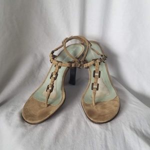 Sigerson Morrison Suede Strappy Sandal